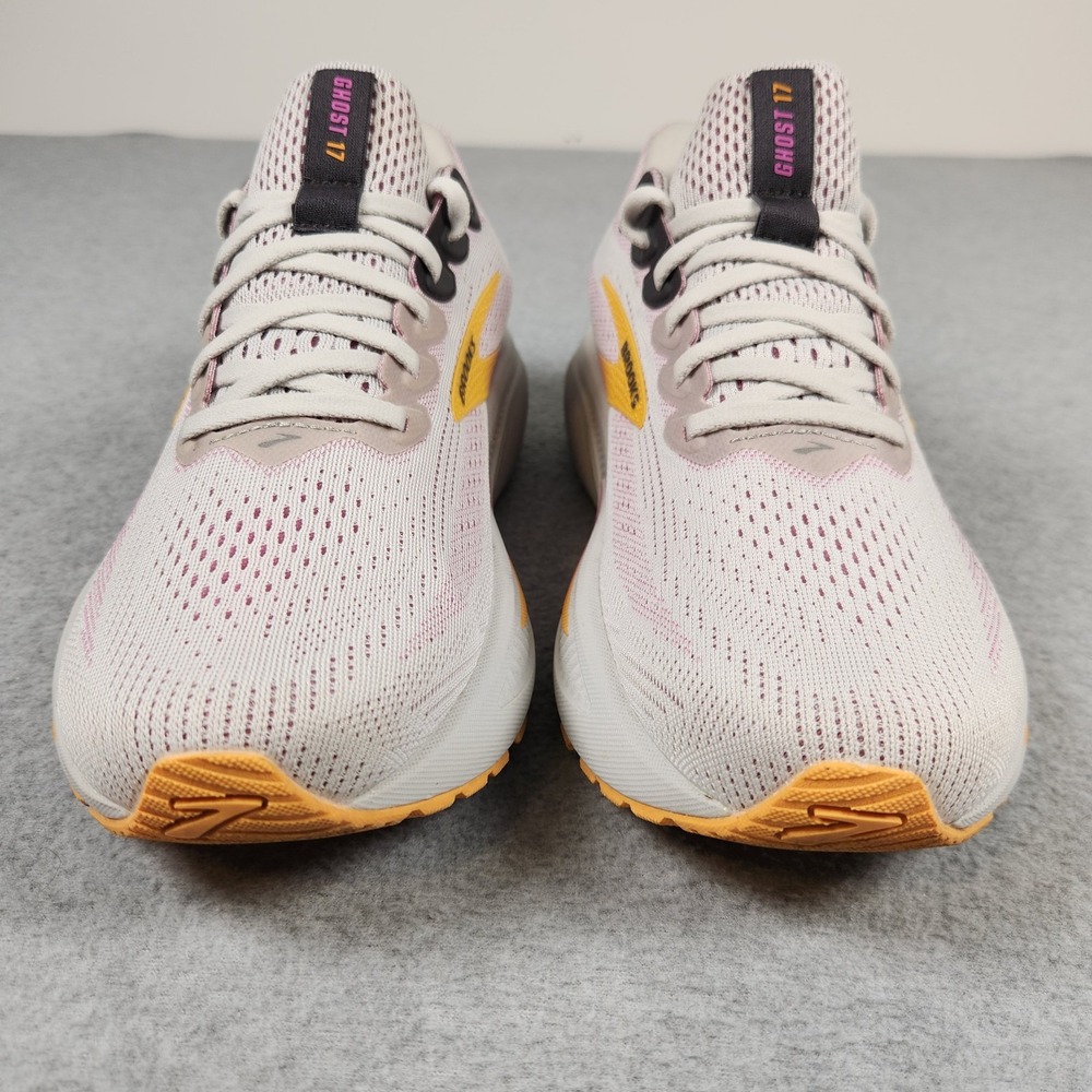 Brooks Ghost 17 Womens Size 9.5 White Running Shoes Sneakers 1204311B070 - Picture 3 of 14